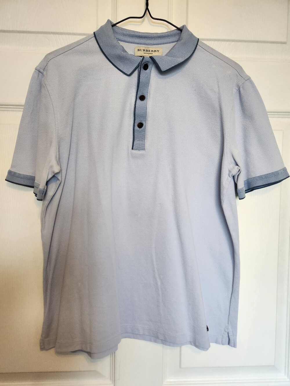 Burberry - Blue Polo - Size M